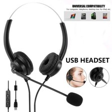  USB Headset Telephone Call