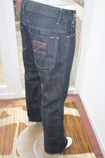 G-Star W36 L32 jeans Dark Blue Indigo KNIGHT Pant Unit 36R Slim Bootcut G Star