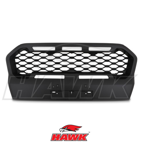 Matte black grille - grille, with