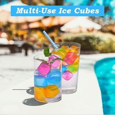 20 x  Rainbow Ice Cubes Blocks