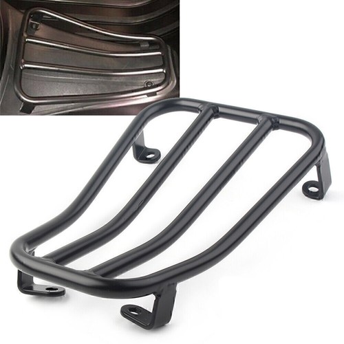Black rear luggage rack - luggage,