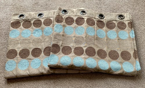 Pair next curtains brown - of,