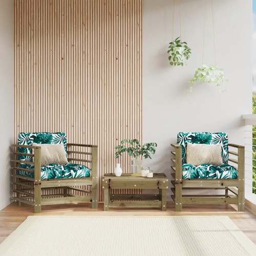 Walplus pine garden chairs - walplus,