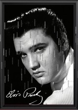 Elvis Presley the king 29 x 21cm art print unframed laminated picture photo