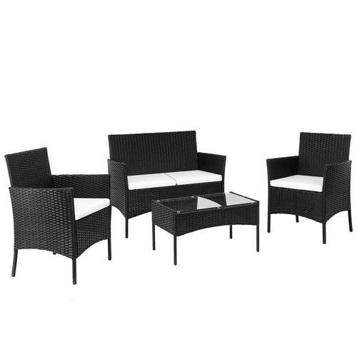 4pcs outdoor patio rattan - 4pcs,