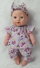 11"-12" dolls clothes floral