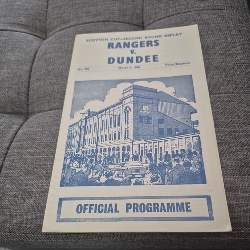 Rangers dundee scottish cup - rangers,
