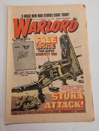 Warlord comic 177 february - comic, 177,