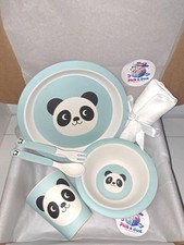 Panda Themed Bamboo - 6 Pcs