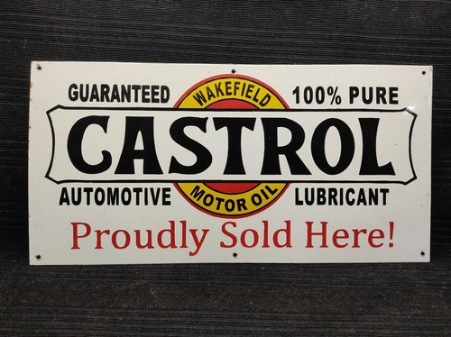 Porcelain castrol motor oil - castrol,