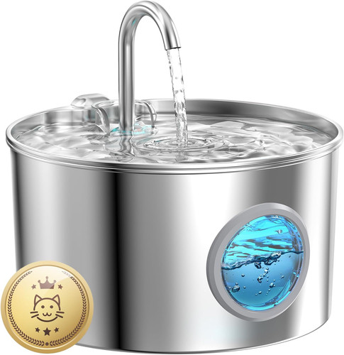 Cat water fountain - water,