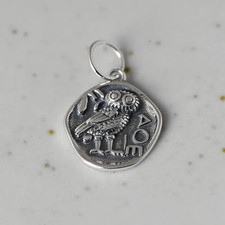 Owl of Athena Pendant - S925