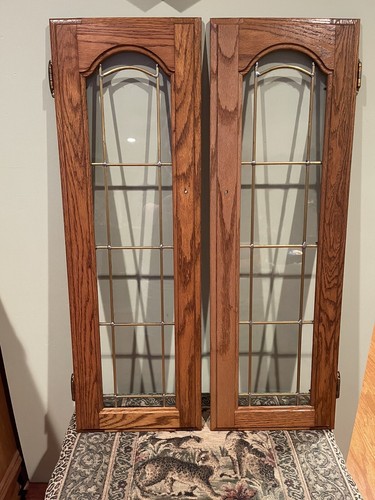 Clear lead glass - clear, cabinet