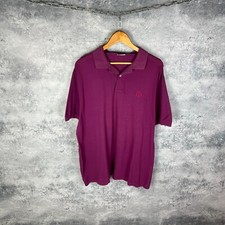 Men’s Vintage Sergio Tacchini Polos Short Sleeve Pink Cotton Size XXL