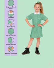 Girls School Dress Gingham