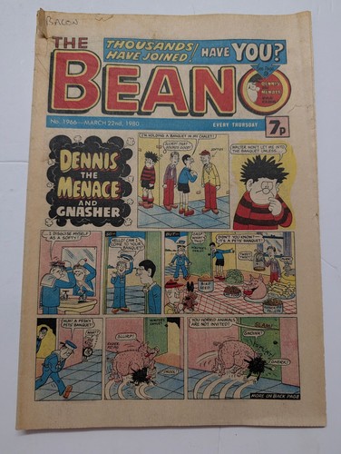 Beano comic 1966 march - comic,