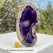 Agate slice for decoration and