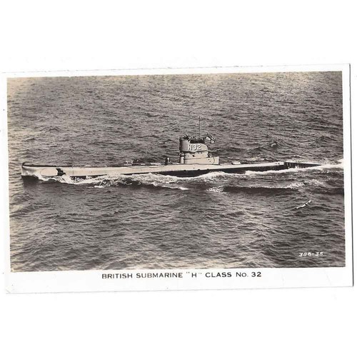 Submarine h32 royal navy h - hm,