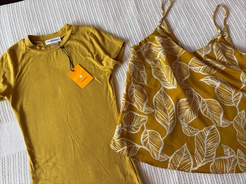 Bnwt markey mustard - lf,