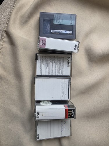 Joblot vhs compact video - vhs-c,