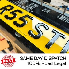 Gel number plates road - number,