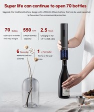 Ataller Rechargeable Electric Wine Bottle Openers, Cordless Automatic Wine Corks