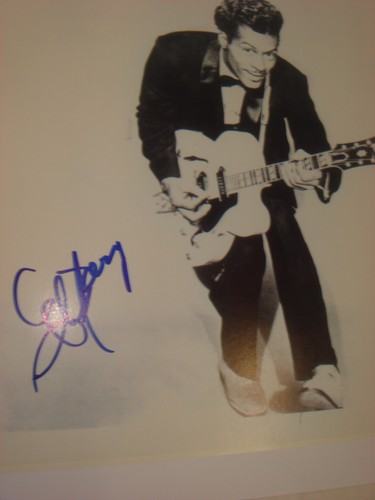 Chuck berry hand - chuck, hand-signed