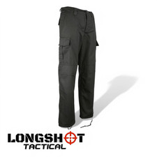 Kombat UK BDU Ripstop Mens Black Tactical Trousers