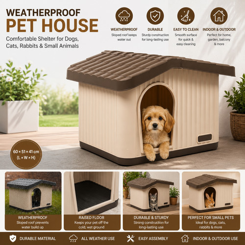Weatherproof pet house outdoor - weatherproof,