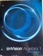 Envision Aga Student Companion Algebra 1 Grade 8/9 Copyright 2018 by...