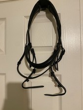 Henry James Cob Size Comfort Bridle Black - No Noseband