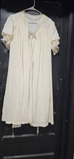 Vintage 60s Peignoir Set Ivory