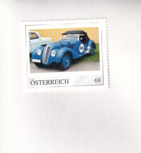 Stamp austria vintage car - car,