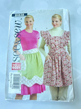 See & Sew Vintage Retro Apron