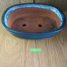 Glazed Bonsai Pot | Oval |