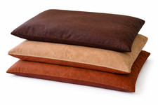 Large Faux Leather Pet Bed Dog