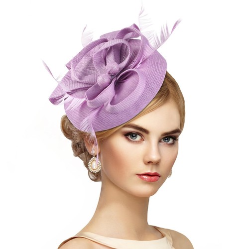 Derby sinamay fascinator - derby,