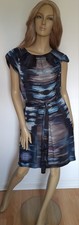 Beautiful Occasion Dress Size 14 By Jasper Conran NWOT Lined Silky Feel Tie Belt