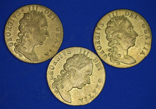 George iii gaming tokens - 3x,