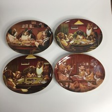 Set of 4 Franklin Mint Decorative Plates. Excellent Condition.