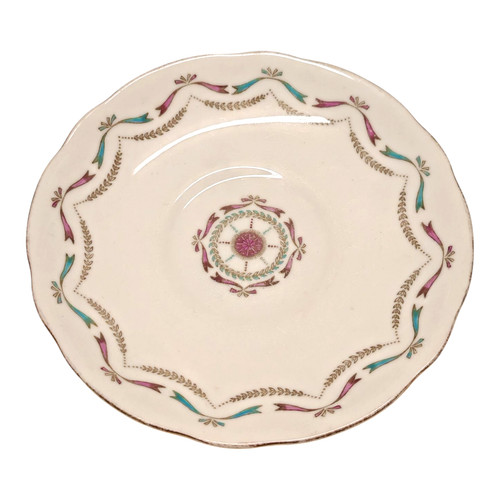 Coalport saucer 15cm bone - saucer,
