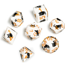 7 PC DND Milk Cat Dice Set