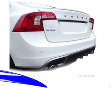 Rear Spoiler Compatible With Volvo S60 Sport, Rear, SLIM, Car Spoiler, Trunk Lip