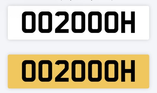 Unique private number plate - private,