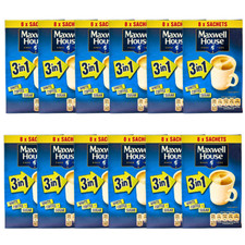 Maxwell House Instant 3 in 1 Sugar Coffee 8 Sachets 11g Assorted Packs