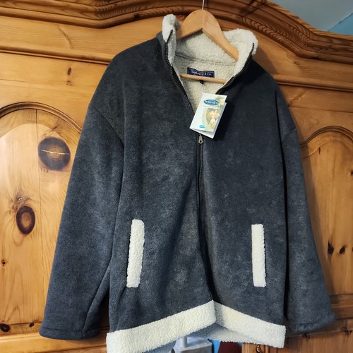 Tayberry brown fleece coat - fleece,