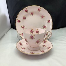 VINTAGE CHINA TEA TRIOS  -