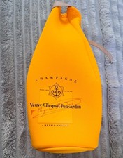 VEUVE CLICQUOT PONSARDIN CHAMPAGNE COOLER JACKET SLEEVE ORANGE BOTTLE BAG HOLDER