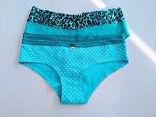 Ex catalogue Knickers Size 10, Pack Of 2, Aqua Colour