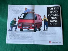 VAUXHALL MIDI VAN 1990 POSTER